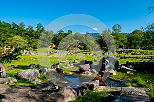 Hot Springs at Doi Pha Hom Pok National Park, Fang, Chiang mai, Thailand photo