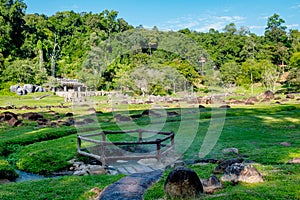 Hot Springs at Doi Pha Hom Pok National Park, Fang, Chiang mai, Thailand photo