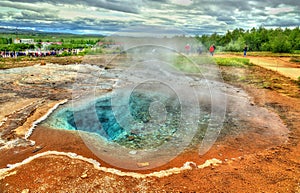 Hot springs in Haukadalur Valley - Iceland