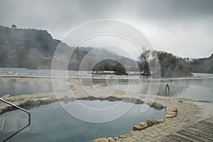 Hot springs in Ourense photo