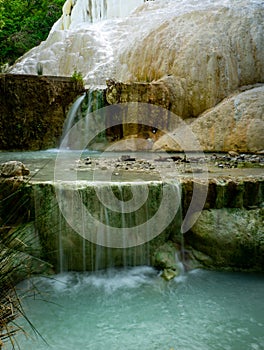 Hot springs at San Filippo Italy photo