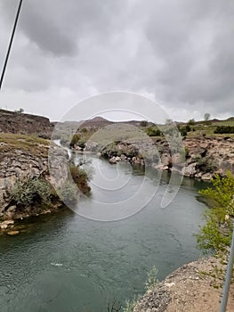 Hot springs state park Thermopolis,  Wyoming, Big horn river