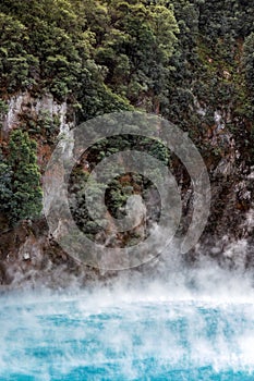 Hot springs at Waimangu geothermal park.