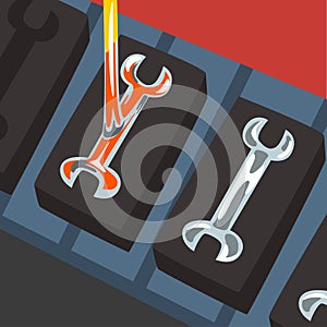 Hot Steel Pouring in Molds, Metal Casting Process, Metallurgical Industry Concept Vector Illustration