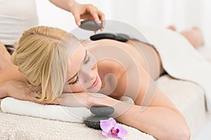 Hot stone massage