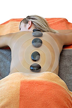 Hot stones massage