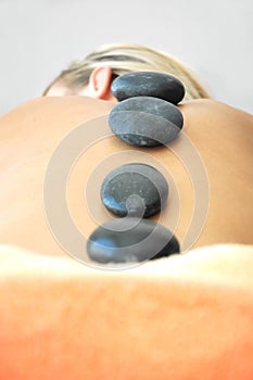 Hot stones massage
