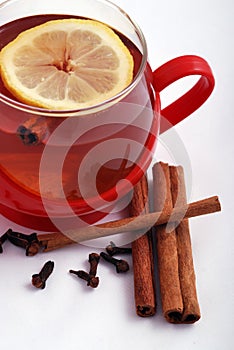 Caliente té pimienta 