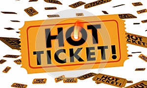 Hot Ticket Admission Event Party Concert