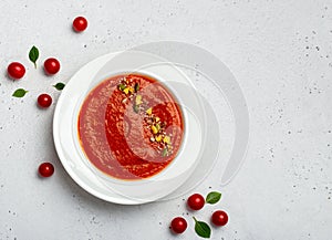 Hot tomato soup