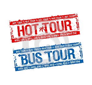 Hot tour stamps