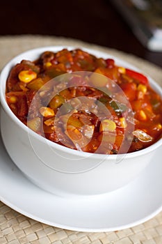 Hot vegetable stew