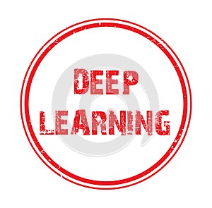 deep learning stamp on white