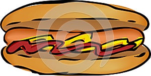 Hotdog illustration