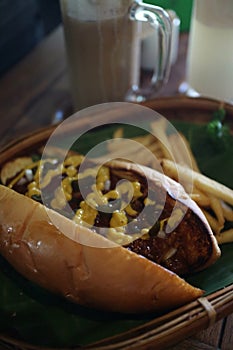 Hotdog javanese style dish