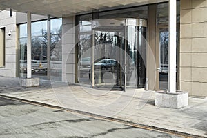 Hotel automatic entrance