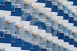 Hotel balconies