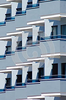 Hotel balconies