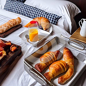 Hotel bed breakfast