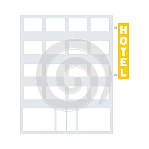 Hotel Building Icon