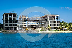 Hotel building under construction