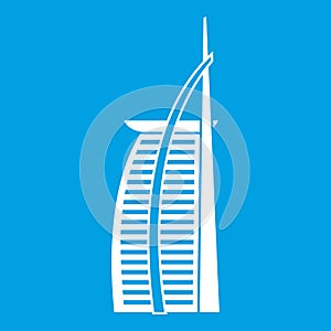 Hotel Burj Al Arab in United Arab Emirates icon