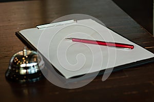 Hotel business Check-in