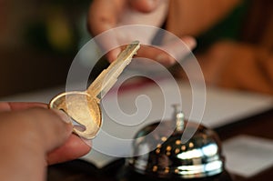 Hotel business Check-in