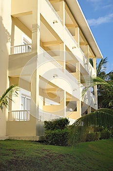 Hotel Chalet Block in Caribbean