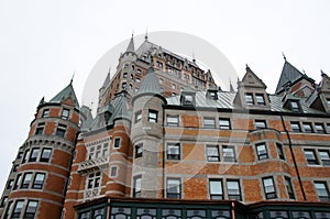 Hotel Chateau Frontenac Castle in Quebec photo