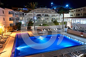 Hotel complex with swimming pool, gym and rooms in Spain