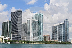 Hotel and Condominiums Overlooking the Intracoastal Waterway