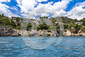 Hotel on the Corfu island, Greece