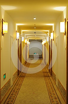 Hotel corridor