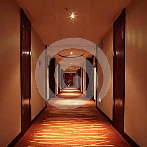 Hotel corridor