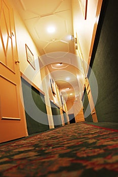 Hotel corridor