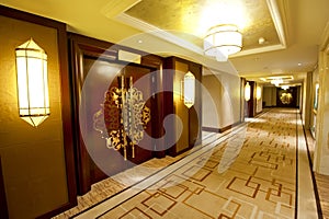 Hotel corridor