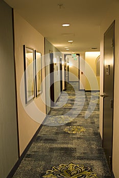 Hotel corridor