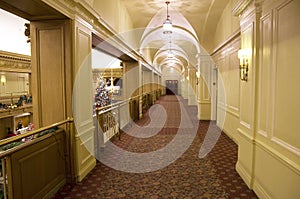 Hotel corridor