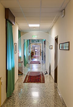 Hotel corridor