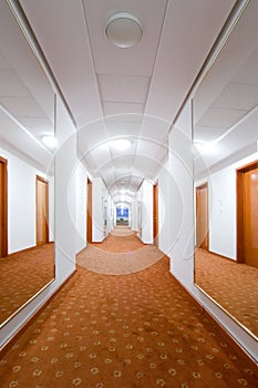 Hotel corridor