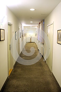 Hotel corridor