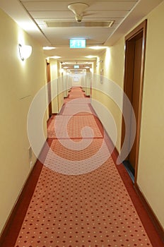 Hotel corridor