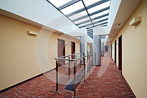 Hotel corridor