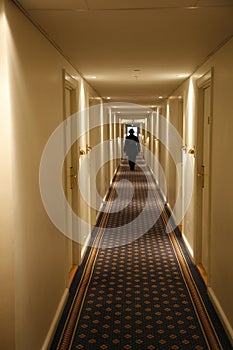 Hotel corridor