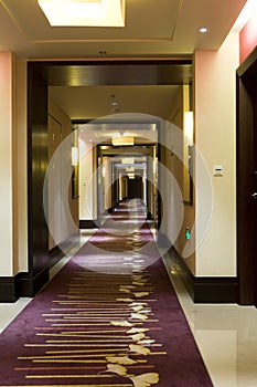 Hotel corridor