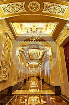 hotel corridor hallway