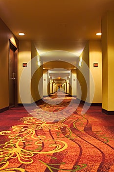 Hotel corridor