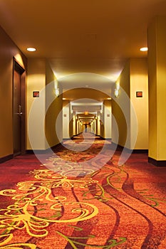 Hotel corridor