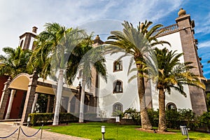 Hotel Courtyard In Maspalomas, Gran Canaria, Spain